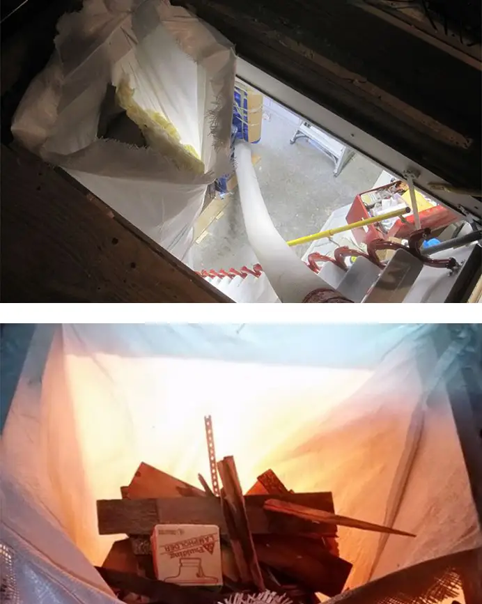 Attic Trash Chute